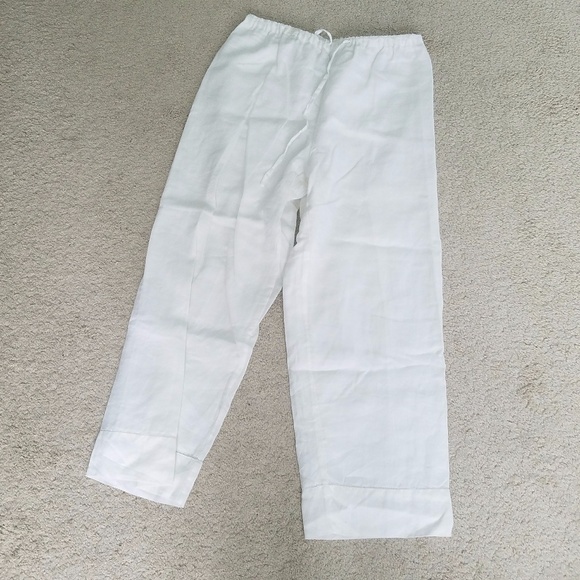 Weavz Pants - Weavz linen white pants size 6/8